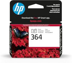 HP 364 CB317EE, Cartuccia Originale HP da 130 Pagine, Compatibile con Le Stampanti HP Photosmart 5510|5520|5525|6510|6520|7510|7520|B8550|C5380|C6380|D5460, Nero Fotografico