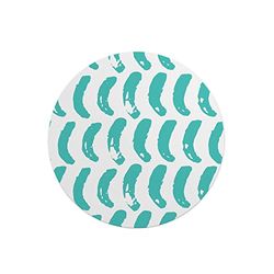 Questo Casa, Round Digital Printed Mouse Pad, Non-Slip Base, for Office and Home, Diameter:22cm