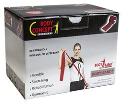 Body Concept Body Band Latexgymnastikband, Svart, XL