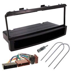 Sound Way Kit de Montaje Marco para Radio Adaptador autorradio 1 DIN Compatible con Ford Fiesta, Focus, Transit