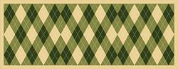 Passatoia da cucina, 100% Made in Italy, Tappeto antimacchia con stampa digitale, Runner antiscivolo e lavabile, Modello Natale - Chelle, cm 140x52
