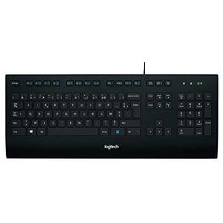 Logitech K280E Pro Tastiera, Layout ‎Francese Azerty, Nero