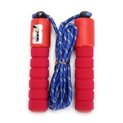 PARENCE.- Springtouw met ingebouwde teller - leuk en leerzaam - Geïntegreerde teller, ergonomische handgrepen - willekeurige kleur