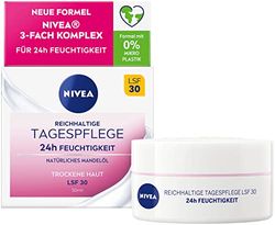 Nivea Rich Day Cream 24h Moisture Dry Skin SPF 30 5 50 ml