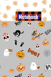 Hallowee diary notebook :Composition 6x9" with dotted line , Record for journal perfect lovely gift Halloween: help you organize your notebook and ... tool for various aspects of your life