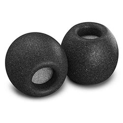 Comply TSX-400 - Isolamento com cancelamento de ruído para auriculares com espuma de memória (tamanho M, 3 pares), cor preta