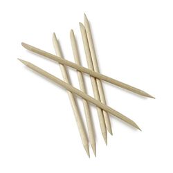 Manicare Cuticle Sticks, Pack of 6, Wooden Orange Sticks, Multifunctional Dual Ended Cuticle Pusher Cleaner And Remover, Nail Art, Overgrown Cuticles, Professional Manicure And Pedicure Tool
