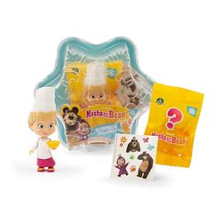 Masha et Michka Snöflinga 2 figurer (inklusive 1 överraskning) - Asst - i MHA29-display