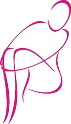 INDIGOS Pegatina de Pared e286 Sexy Mujer Seductora 160 x 92 cm - Rosa, Vinilo, 160 x 92 x 1 cm