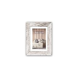 ZEP Nelson 6 shabby vit/brun 15 x 20 trä bildram V21686, Shabby vit