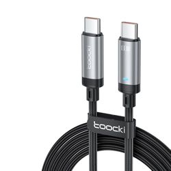 toocki Cavo USB-C a USB-C 100 W 2 m nylon intrecciato compatibile iPhone 16 15 Plus Pro Max MacBook Pro iPad Galaxy S24 Plus Ultra S23 S24