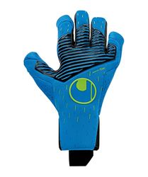 UHL UHLSPORT AQUAGRIP HN keeperhandschoenen, volwassenen, uniseks, pacificblauw/zwart/groen (meerkleurig), 9,5