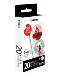 Canon,ZINK Cirkelsticker ZP-2030-2C-20 Zoemini,33mm,Wit