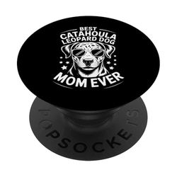 Mamá, perro leopardo de Catahoula, divertido perro leopardo de Catahoula PopSockets PopGrip Adhesivo