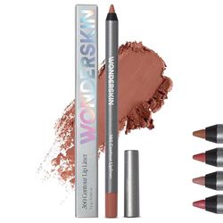 Wonderskin Matita Labbra Matita Labbra Marrone 360°, A Lunga Durata, Temperabile, Impermeabile E Resistente al Trasferimento (A Sella)