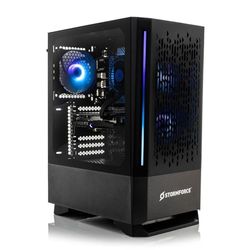 Stormforce Onyx Gaming PC – NVIDIA GeForce RTX 4060 Ti 8GB, Intel Core i5-13400F, 2TB SSD, 16GB RAM, WiFi 5, PSU 600W, Windows 11, Cougar MX430 ARGB Case (Amazon Exclusive)