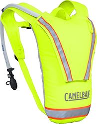 CAMELBAK Unisex vuxen HI VIZ dryckesryggsäck med 3L CRUX drickbubbla (militärversion), LIME GREEN