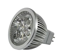 Synergy 21 S21-LED-TOM00927 A++ Retrofit GX5,3 4 x 1 W, varmvit 440 lm V2 dimbar, aluminium, 4 W, GX5.3, silver