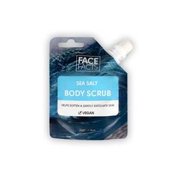 Face Facts Sea Salt Body Scrub | Smoothes + Glows | 99% Natural Scrub | Vegan | 50g