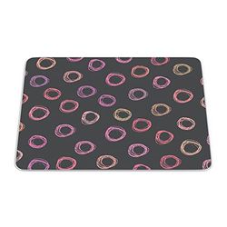 Bonamaison, Tapis de Souris Rectangle Imprimé Numériquement, Fond Antidérapant, pour Bureau et Maison, Taille: 22x18cm