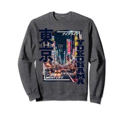 Yokohama City Retro Japón Estética Calles de Yokohama Sudadera