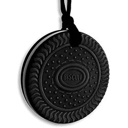 Bijtketting Kauwketting | Koekjes! | 4 kleuren - Zwart