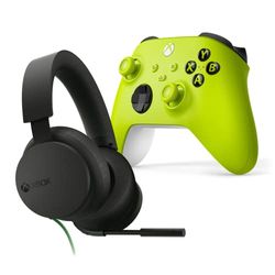 Xbox Wireless Controller – Electric Volt Stereo Headset