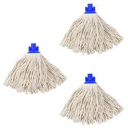 Filo di cotone a vite per mocio, ricambio compatibile con tutti i pali standard americani – 3 pezzi