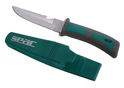 Seac Sub Bat Faca de mergulho em aço inoxidável temperado, lâmina de 12 cm