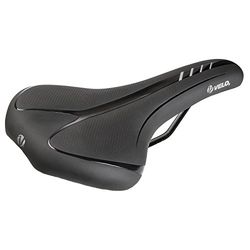 VELO 12505231, Sella per Bicicletta Unisex, Nero, XL