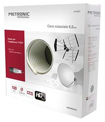 Metronic 414221 coaxkabel TV/Sat Rg6 6,8 mm, klasse B