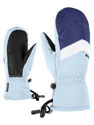 Ziener Lettero - Muffolo da sci per bambini, impermeabile, traspirante, Arctic Sky, 7,5