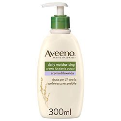 Aveeno Fuktgivande kroppskräm, daglig återfuktande, lavendelarom, normal till torr hud, även känslig hud, 300 ml