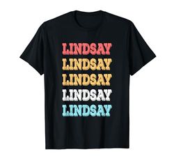 Simpatico regalo personalizzato Lindsay Nome personalizzato Maglietta