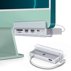 Hub USB C con Pantalla HDMI 4K, Adaptador USB C 6 en 1 con USB 3.1, USB C 3.1, SD/TF, para MacBook Pro, MacBook Air, DELL XPS, Lenovo Thinkpad, portátiles HP y Otros