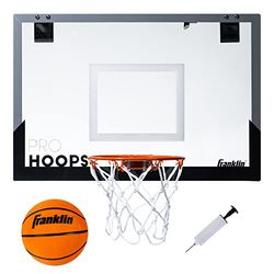 Franklin Sports - Canestro da appendere alla porta – idoneo alle schiacciate, resistente agli urti Accessori inclusi, Unisex Adulto, 25in XL Over The Door Mini Basketball Hoop Slam Dunk Approved