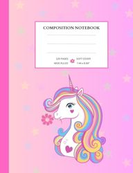 Unicorn Rainbow Composition Notebook