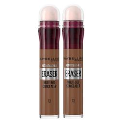 Maybelline Instant Anti Age Eraser Eye Concealer, Dark Circles and Blemish Concealer, Ultra Blendable Formula, 13 Cocoa (Pack of 2)