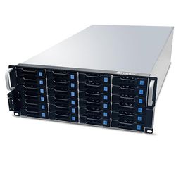 FANTEC 1873 SRC-4240X07 19 inch 4HE 680mm Storage Behuizing (24x SAS/SATA sleuven met elk 2 status-LED's, sleuven voor 3,5 inch en 2,5 inch datadrager, USB 2-aansluiting, 2 x 80 mm ventilator)