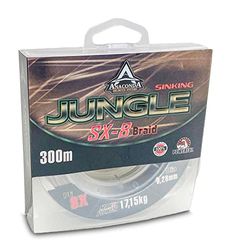 Saenger Anaconda AC Jungle SX-8 Trenza hundimiento 300 m 0,28 mm/17,15 kg, Unisex Adulto