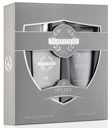 Poseidon Sport Set for Men - Eau de Cologne and After Shave