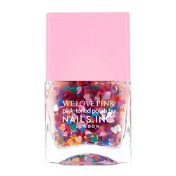 Nails.INC Kissing In Kensington Rainbow Heart Topper Nail Polish