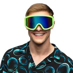 Boland - Skibrillen voor verkleedpartijen en feesten, stijlvolle skibrillen voor festivals, carnaval of apres ski themafeesten