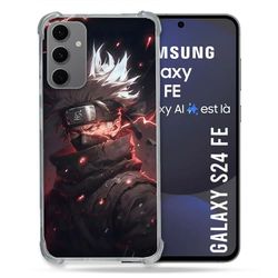 Cokitec Förstärkt skal för Samsung Galaxy S24 FE Manga Naruto Kakashi Dark
