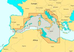 NAVICO LOGISTICS EUROPE BV South-West European COASTS M-EM-M976-MS/MAX-Local-Euro DCM-136, Other, Multicolor, One Size