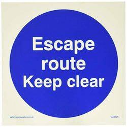 Escape Route Keep Clear