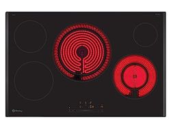 Balay - Placa vitrocerámica, 60 cm, Programación de tiempo, Negro, sin marco inoxidable, 3EB721LR