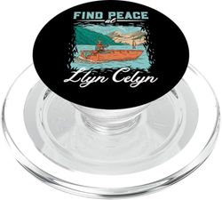 Fishing at Llyn Celyn PopSockets PopGrip for MagSafe