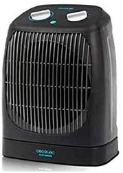 Cecotec Chauffage Faible Consommation Ready Warm 9750 Rotate Force. 3 modes, Thermostat Réglable, Protection contre les surchauffes, Système Anti-renversement, 2000 W. (Force Rotate, Nègre)