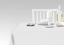 Doge Milano Nappe avec impression numérique, 100% Made in Italy Nappe antidérapante pour salle à manger, lavable et antitache, modèle Remada, 140x180 cm